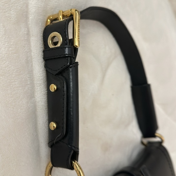 Beautiful Black Dolce & Gabbana Classic Leather & Gold Hardware Purse Excellent - Picture 3 of 8